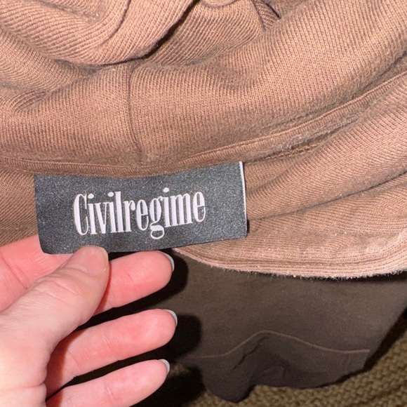 Civil Regime Brown Hoodie - Picture 2 of 4